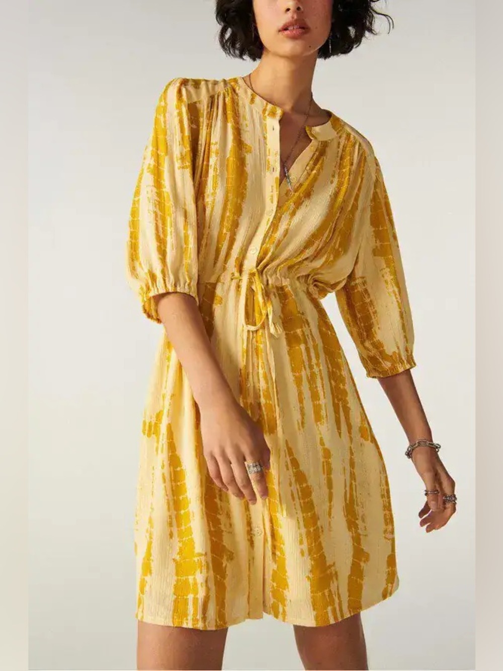 ba&sh Kenya Dress Yellow